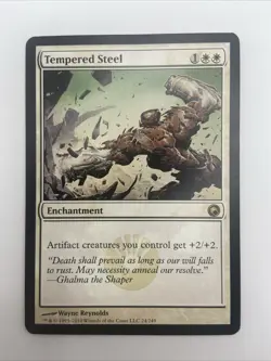 MTG Magic the Gathering Tempered Steel (24/259) Scars of Mirrodin LP - Image 1