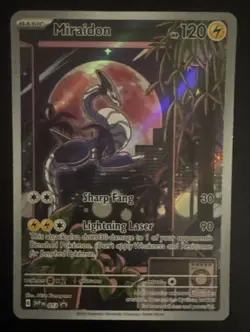 2023 Pokemon Scarlet & Violet Promo Full Art Holo Miraidon #13 - Image 1