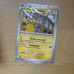 TCG Pokemon Pikachu at the Natural History Museum Sealed Jumbo Promo SVP 2026 - Image 1