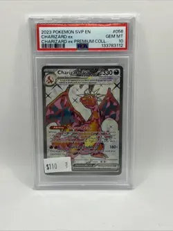 2023 Pokemon SVP en Charizard EX Premium Collection #056 PSA 10 - Image 1