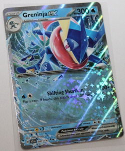 Pokemon 2024 Stellar Crown "Greninja" ex 041/142 Holo Double Rare - Image 1