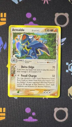 Armaldo Holo Delta Species 1/110 NM Pokemon EX Holon Phantoms Series - Image 1