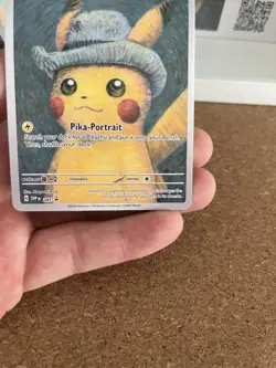 Pikachu with Grey Felt Hat - Van Gogh Promo SVP 085 Pokemon - Image 4
