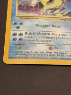 Pokemon TCG Gyarados 6/102 Base Set Unlimited Holo Lightly Played LP - Image 3