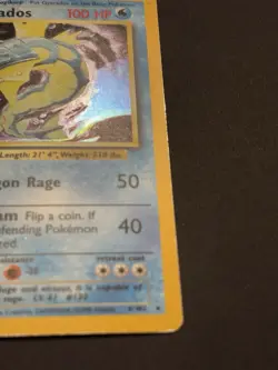 Pokemon TCG Gyarados 6/102 Base Set Unlimited Holo Lightly Played LP - Image 4