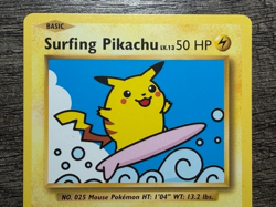POKEMON NON HOLO SURFING PIKACHU 111/108 RARE EVOLUTIONS NEW ARCEUS SLEEVE LP - Image 2