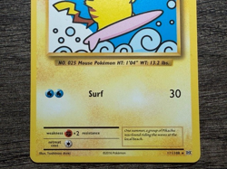 POKEMON NON HOLO SURFING PIKACHU 111/108 RARE EVOLUTIONS NEW ARCEUS SLEEVE LP - Image 3