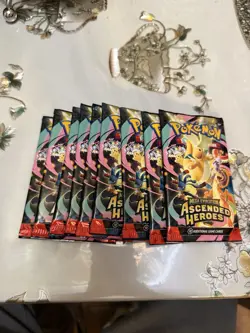 Pokemon TCG Ascended Heroes Sealed Booster packs Lot Of 9 - Image 2