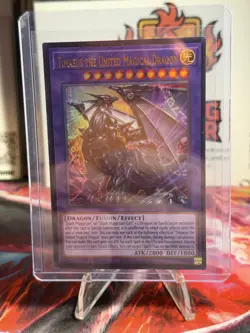 Yugioh Timaeus the United Magical Dragon MZMU-EN012 Ultra Rare 1st Edition NM - Image 1