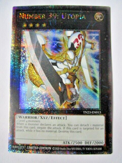 Yugioh! Number 39: Utopia Tn23-En013 Limited Quarter Century Rare Near Mint!! - Image 1