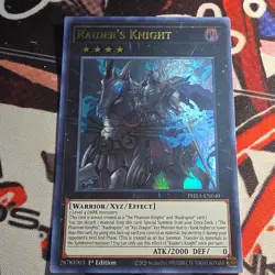 Yu-Gi-Oh! TCG Konami Raider's Knight Foil Xyz Effect 1st Ed PHRA-EN040 - Image 1