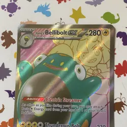 Pokemon - Iono's Bellibolt ex - SVP194 - Black Star Promo - Full Art Card - Image 3