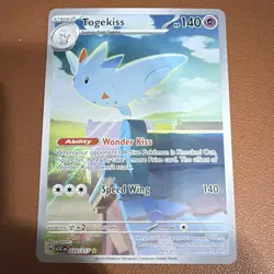 Pokemon Togekiss 235/217 ASC Holo Rare Stage 2 Fairy HP 140 Pokemon TCG Card - Image 1