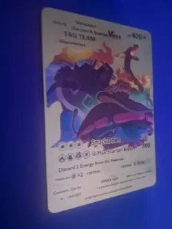 POKEMON Gold Charizard Blastoise Venusaur Vmax Tag Team Card HP 400 Starter - Image 5