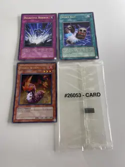 New Set Of 3 Yugioh Ultra Rare Tag Force 4 Promo Cards Open Package Warm Worm ++ - Image 1