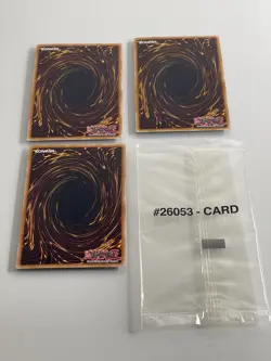 New Set Of 3 Yugioh Ultra Rare Tag Force 4 Promo Cards Open Package Warm Worm ++ - Image 2