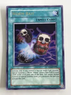 New Set Of 3 Yugioh Ultra Rare Tag Force 4 Promo Cards Open Package Warm Worm ++ - Image 4