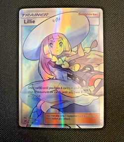 Pokemon Lillie 147/149 Full Art Ultra Rare Holo Trainer Base Set Card - Image 1