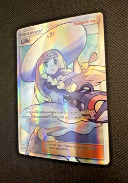 Pokemon Lillie 147/149 Full Art Ultra Rare Holo Trainer Base Set Card - Image 3