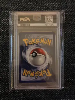 1999 Pokemon Hitmonchan Holo Base Set Shadowless Card 7/102 PSA 5 - Image 3