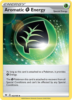 Aromatic Grass Energy - 162/185 Pokemon Vivid Voltage (2 CARD PURCHASE MINIMUM) - Image 1