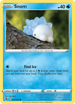 Snom - 084/264 - Pokemon Fusion Strike (2 CARD PURCHASE MINIMUM) - Image 1