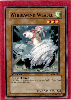 Whirlwind Weasel | EOJ-EN025 | 1st Edition | Yu-Gi-Oh! TCG (2 Card Minimum) - Image 1