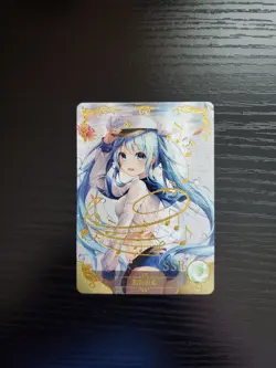Goddess Story Waifu Card - Vocaloid - Hatsune Miku - NS-10M06SSR-13 SSR - Image 1