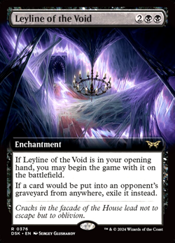 MTG Leyline of the Void 376 Rare Foil Extended Art Duskmourn - Image 1