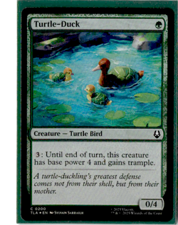 Turtle-Duck (Foil) - 0200 - MTG X Avatar The Last Airbender - Image 1