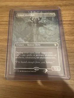 GRAND ABOLISHER (BORDERLESS) Commander Masters Magic MTG NM x1 - Image 1