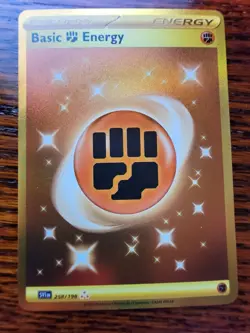 Pokemon Scarlet & Violet Base Set Basic Fighting Energy Hyper Rare 258/198 FA NM - Image 1