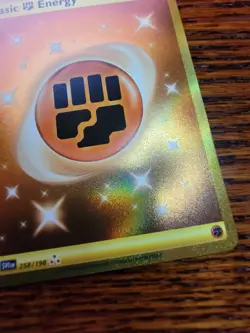 Pokemon Scarlet & Violet Base Set Basic Fighting Energy Hyper Rare 258/198 FA NM - Image 3