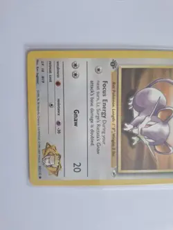 Lt. Surge's Rattata 82/132 1st Edition Gym Heroes Pokemon Card - Image 2
