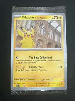 Pokemon Pikachu at the Museum x Natural History Museum Jumbo MEP Promo Sealed - Image 1