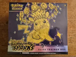Pokemon Center ETB Surging Sparks Elite Trainer Box - Image 1
