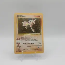1999 Pokemon Hitmonlee Holo Fossil 7/62 - LP-Rare!!! - Image 1