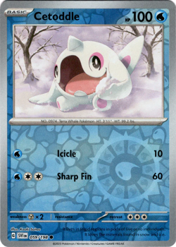 Cetoddle - 059/198 - Reverse Holo - Pokemon Scarlet & Violet - Image 1