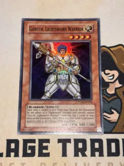 Garoth, Lightsworn Warrior TU01-EN002 SUPER RARE LP YUGIOH - Image 2