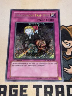 Treacherous Trap Hole CSOC-EN089 Secret Rare 1st Edition Yu-Gi-Oh! NM - Image 2