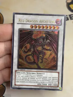 TDGS-EN041 Red Dragon Archfiend Ultimate Rare 1st Edition YuGiOh! VLP EURO - Image 2