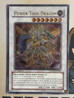 Power Tool Dragon RGBT-EN042 1st Edition Ultimate Rare YuGiOh! NM EURO - Image 3