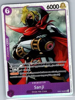 Sanji OP07-064 SR English 500 Years in the Future - One Piece Card - NM - Image 1