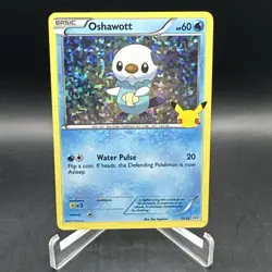 Pokemon TCG 25th Anniversary McDonalds Promo Card - Oshawott 21/25 Holo 2021 - Image 1