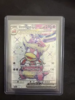 Pokemon TCG Slowking EX 238/193 Scarlet & Violet Paldea Evolved Card Full Art NM - Image 1