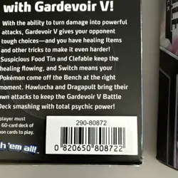 Pokemon Gardevoir V Battle Deck 60-Card Ready-to-Play English TCG 290-80872 - Image 4