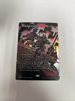 Doubling Season Borderless Foil Card #0011 MTG LP - Image 1