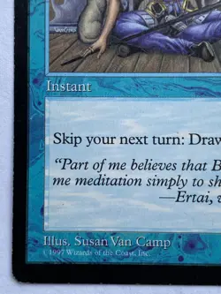 Magic the Gathering - Meditate - 1997- Tempest - MTG - Reserved List- MP - Image 3