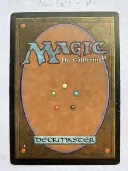 Magic the Gathering - Meditate - 1997- Tempest - MTG - Reserved List- MP - Image 5
