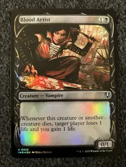 Magic The Gathering MTG - Blood Artist (Showcase) Foil - Innistrad Remastered - Image 1